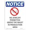 Signmission OSHA Notice, 7" Height, No Jewelry Permitted Sign With Symbol, 7" X 5", Portrait OS-NS-D-57-V-14672 - alternate 1